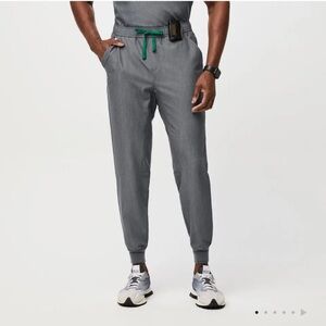Figs Tansen Jogger Scrub Pants Graphite Grey Mens XL Comfort Medical Workwear